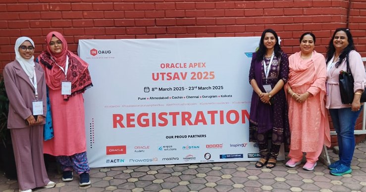 Oracle APEX Utsav 2025 – Women in Tech at Registration